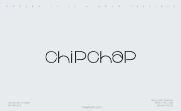 Chipchap Font