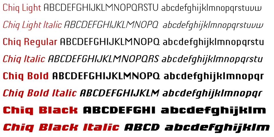 Chiq Font