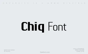Chiq Font