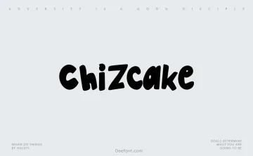 Chizcake Font
