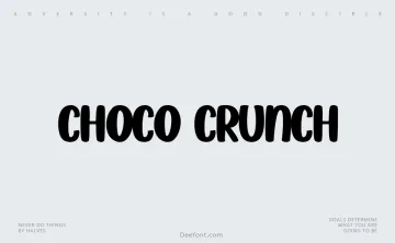Choco Crunch Font
