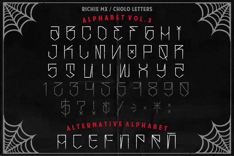 Cholo Letters Font