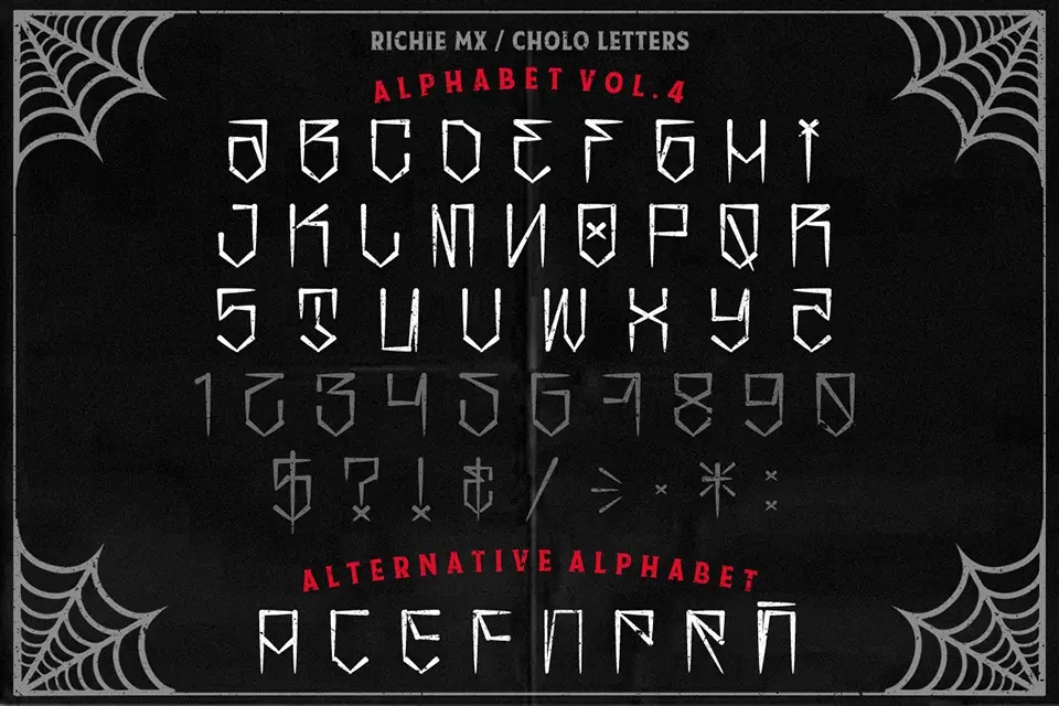 Cholo Letters Font