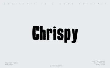 Chrispy Font