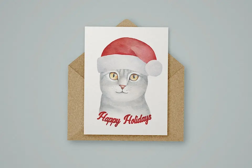 Christmas Cat Font