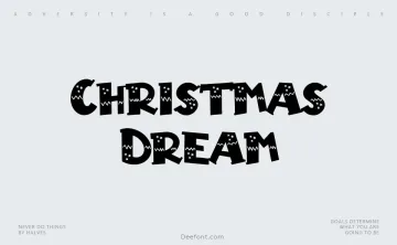 Christmas Dream Font