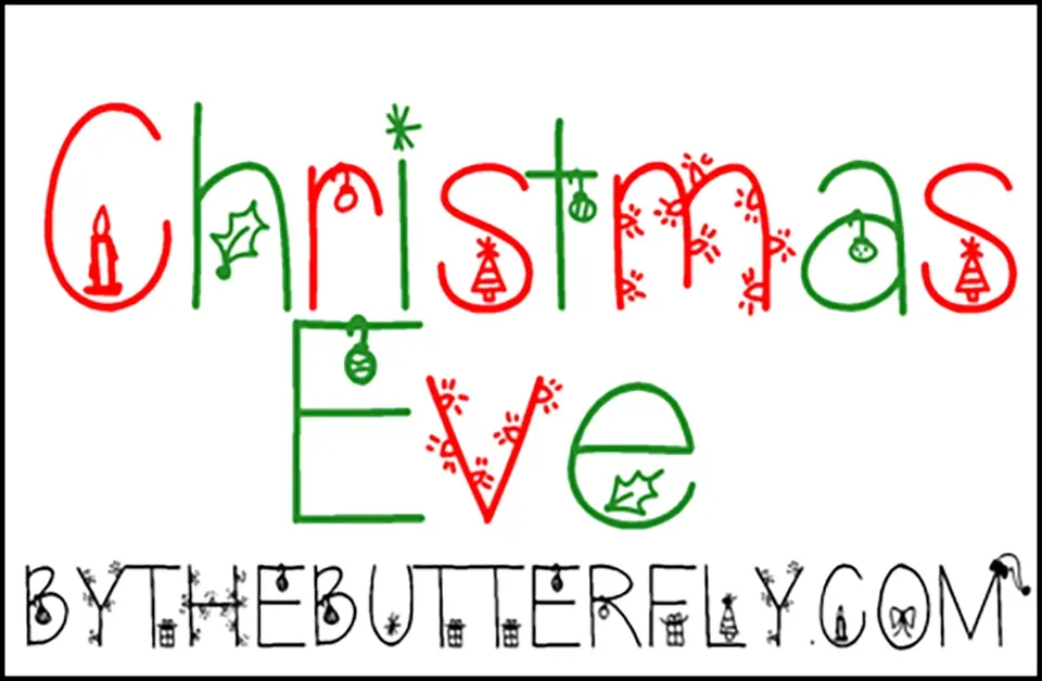 Christmas Eve Font