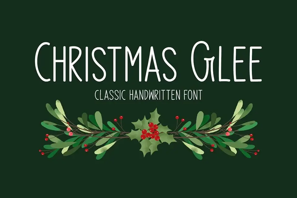Christmas Glee Font