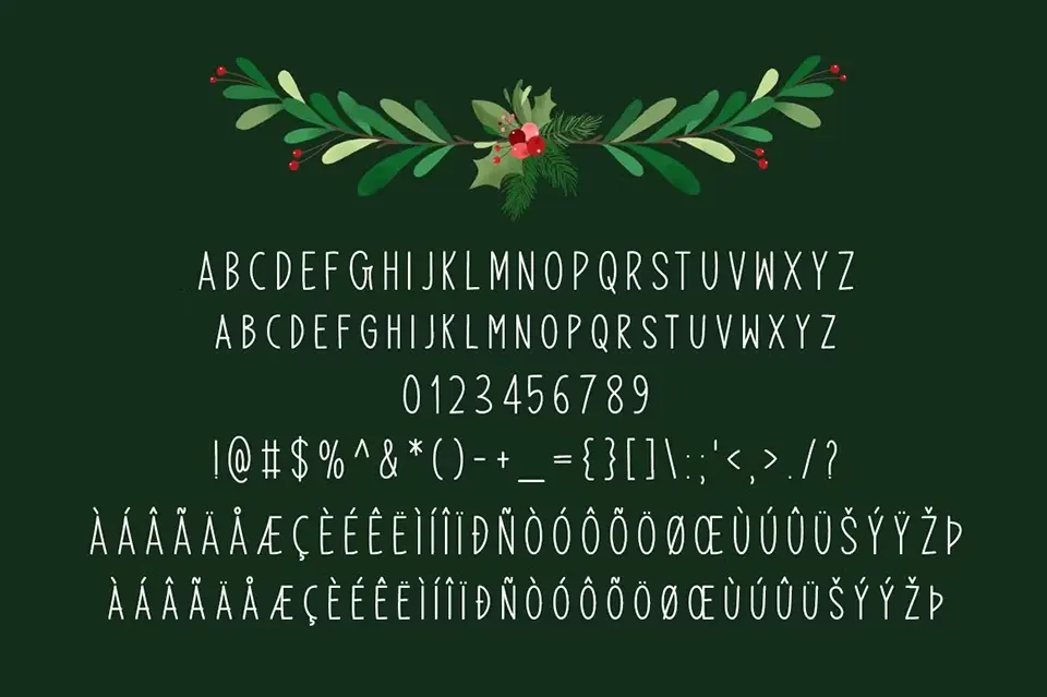 Christmas Glee Font