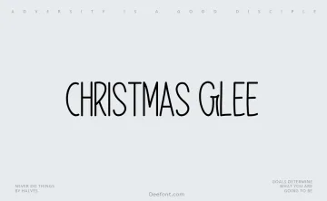Christmas Glee Font
