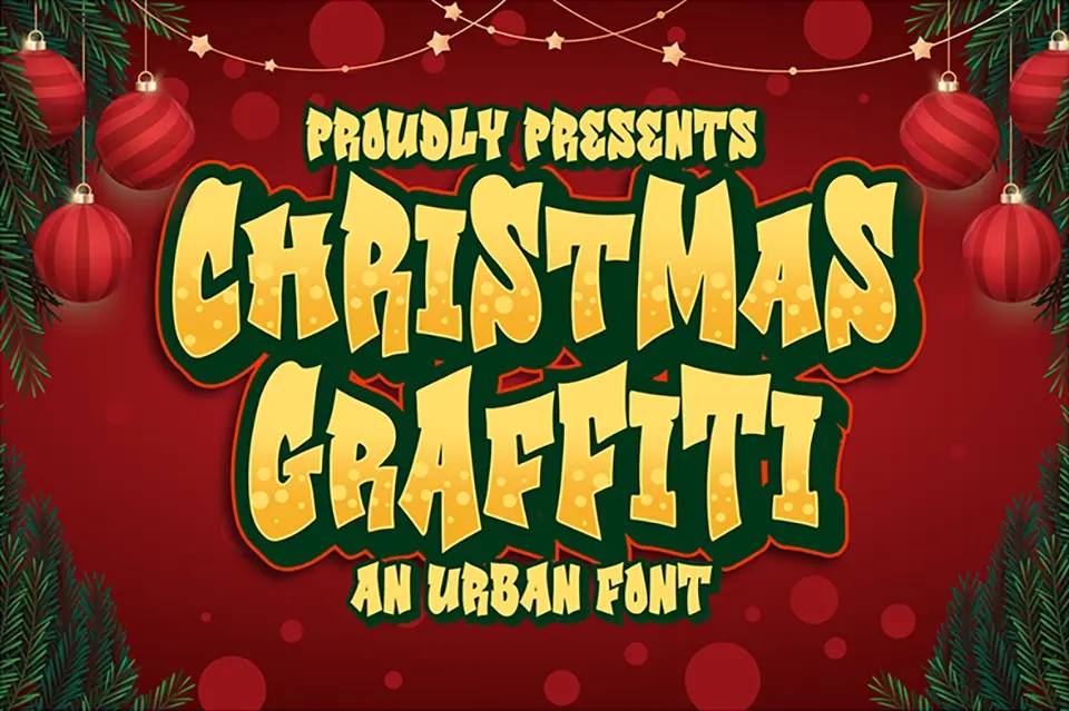 Christmas Graffiti Font
