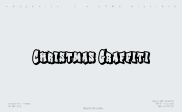 Christmas Graffiti Font