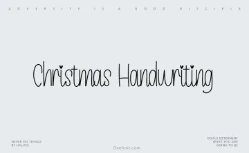 Christmas Handwriting Font