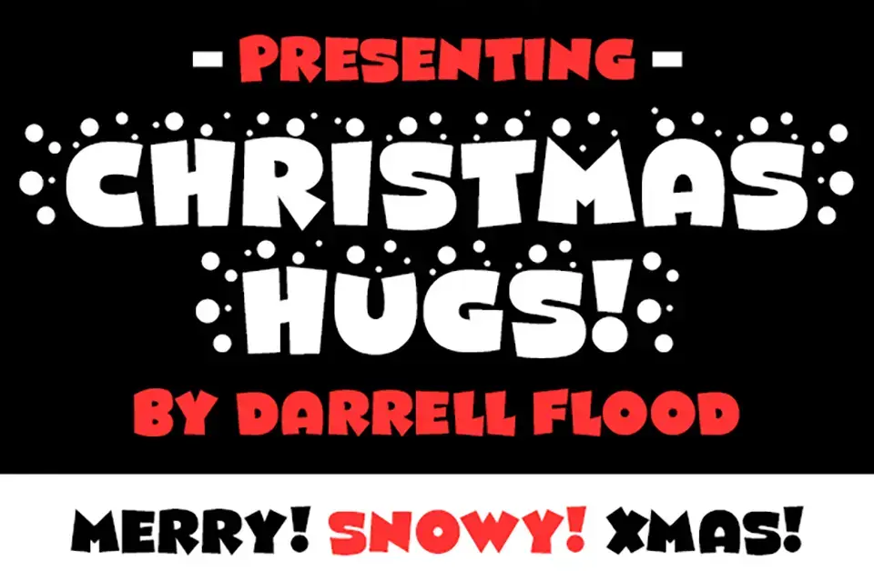 Christmas Hugs Font
