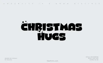 Christmas Hugs Font