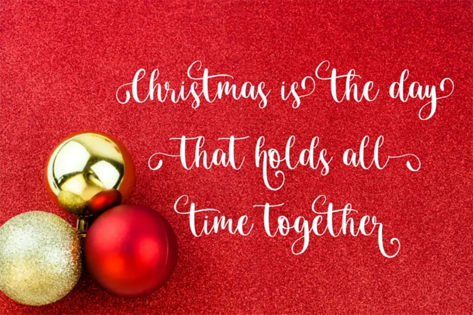 Christmas Moments Font