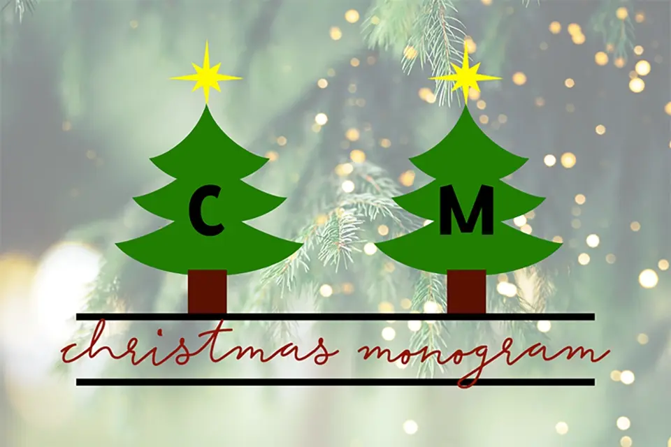 Christmas Monogram Font