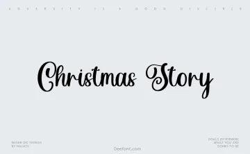 Christmas Story Font