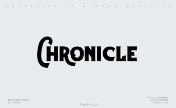 Chronicle Font