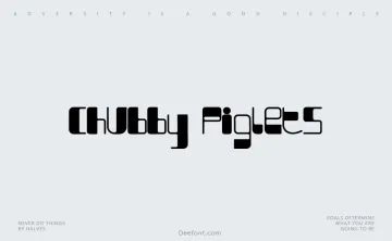 Chubby Piglets Font