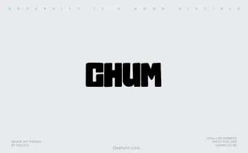 Chum Font