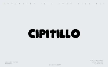 Cipitillo Font