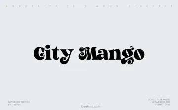 City Mango Font