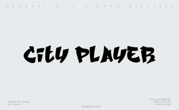 City Player Font