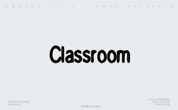 Classroom Font