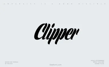Clipper Font