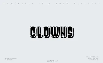Clowns Font