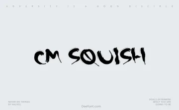 CM Squish Font