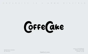 CoffeCake Font