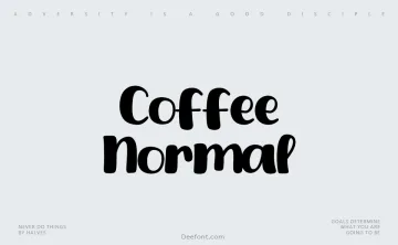 Coffee Normal Font