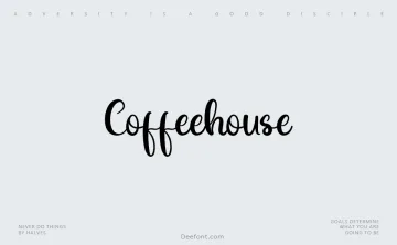 Coffeehouse Font