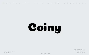 Coiny Font