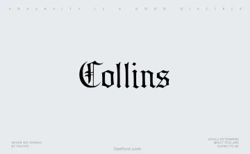 Collins Font