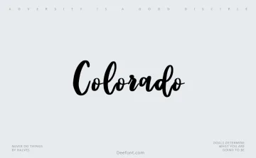 Colorado Font