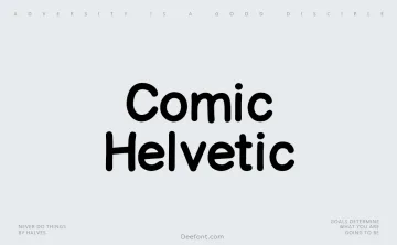 Comic Helvetic Font
