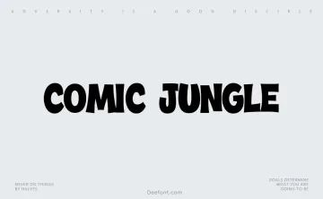 Comic Jungle Font