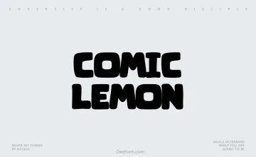 Comic Lemon Font