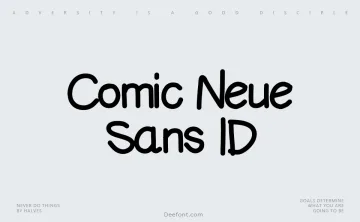 Comic Neue Sans ID Font