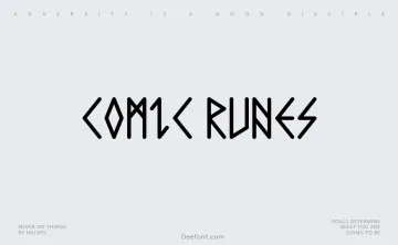 Comic Runes Font