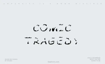Comic Tragedy Font