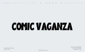 Comic Vaganza Font