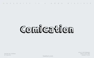 Comication Font