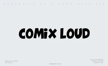 Comix Loud Font