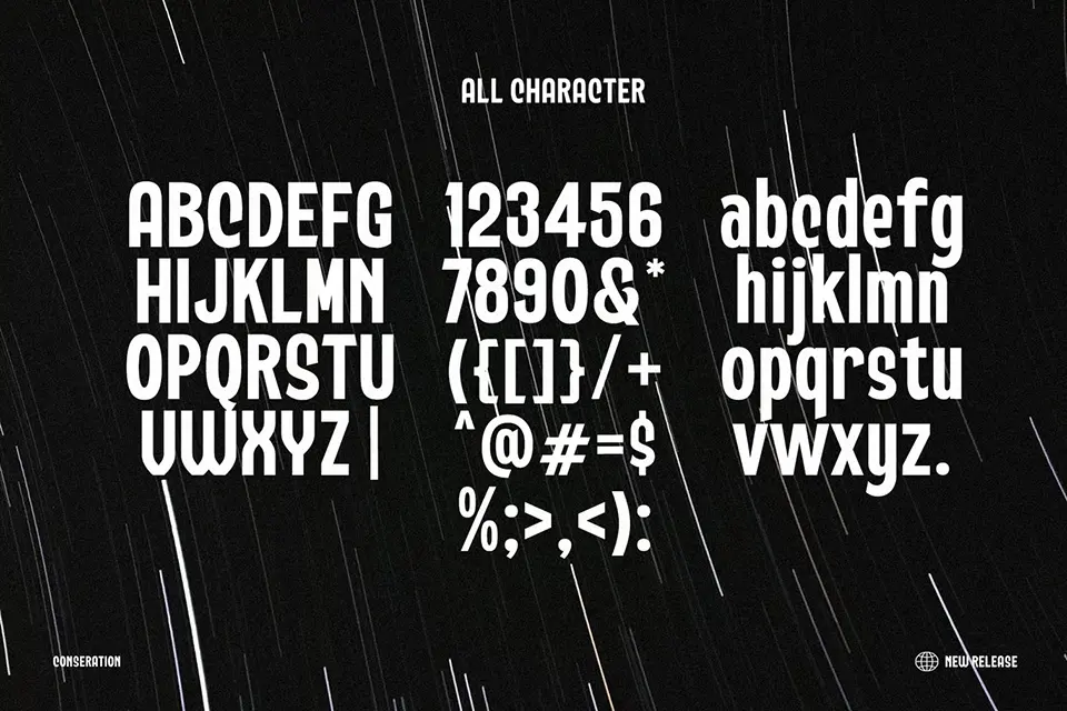 Conseration Font