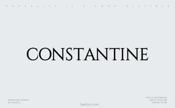 Constantine Font