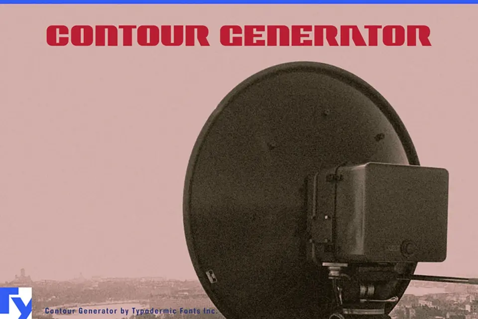 Contour Generator Font
